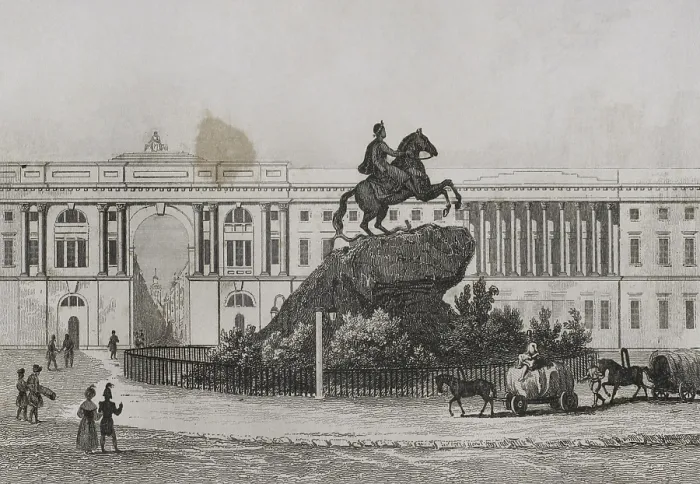 Framed Print : Bronze Horseman - equestrian statue of Peter the Great, Senate Square, St Petersburg, Russia, 1839. Creator: Augustin Francois Lemaitre Framed Print : Bronze Horseman - equestrian statue of Peter the Great, Senate Square, St Petersburg, Russia, 1839. Creator: Augustin Francois Lemaitre