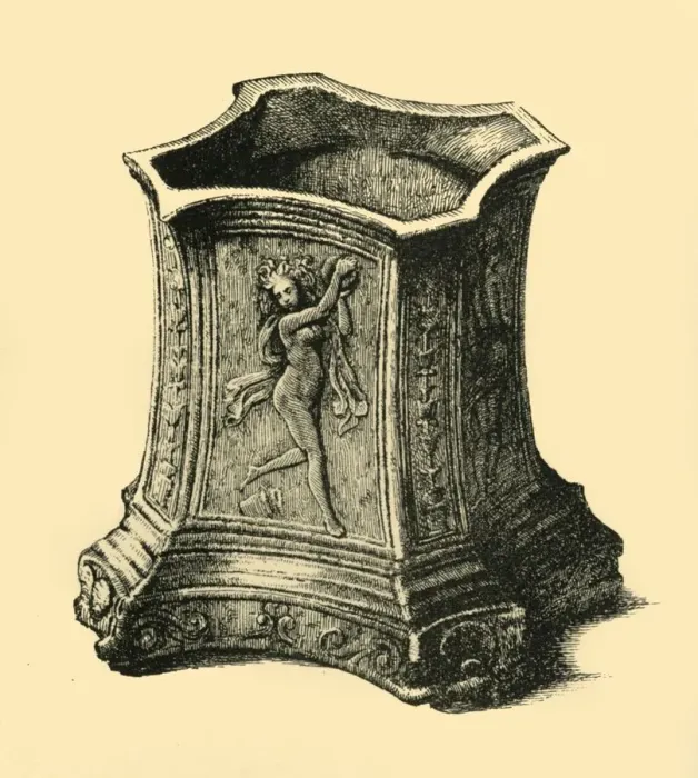 Framed Print : Bronze pedestal, late 15th century, (1881). Creator: D Jones Framed Print : Bronze pedestal, late 15th century, (1881). Creator: D Jones