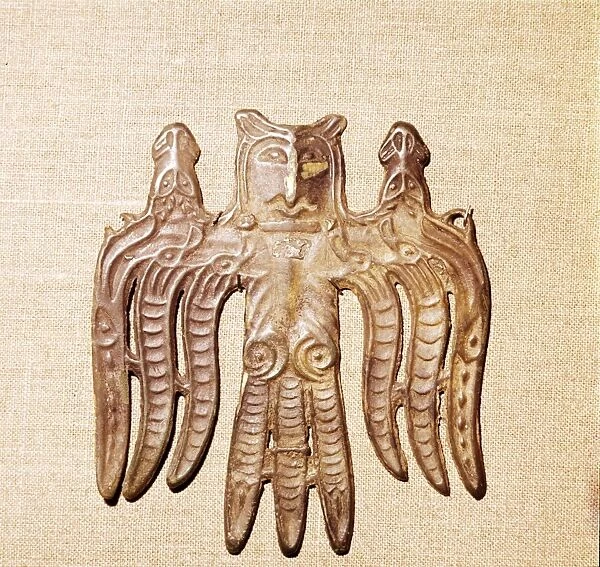 Bronze Plaque, Kama River Tribes Mircaulous Image of Shamanism, 3rd century BC-8th century