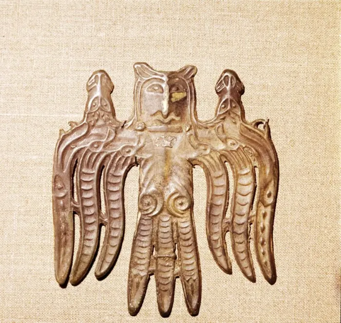 Framed Print : Bronze Plaque, Kama River Tribes Mircaulous Image of Shamanism, 3rd century BC-8th century Framed Print : Bronze Plaque, Kama River Tribes Mircaulous Image of Shamanism, 3rd century BC-8th century