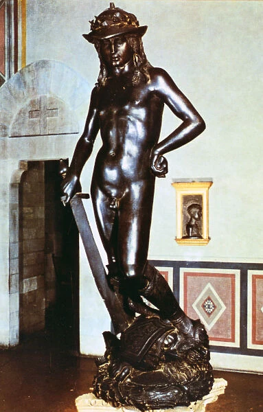 Bronze statue of David, c1430-1440. Artist: Donatello