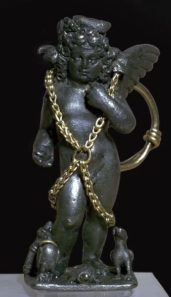 Bronze statuette of the infant Horus