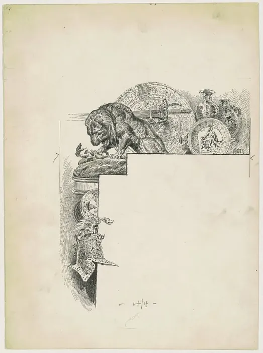 Framed Print : Bronzes, 1890-1891. Creator: James Henry Moser Framed Print : Bronzes, 1890-1891. Creator: James Henry Moser