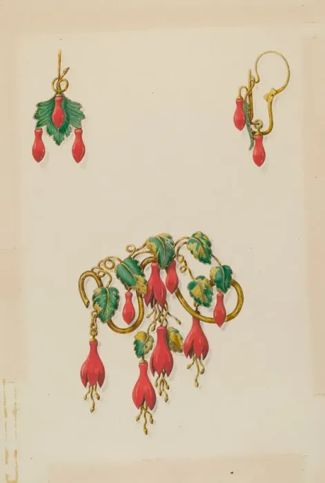 Framed Print : Brooch, 1935 / 1942. Creator: John H. Tercuzzi Framed Print : Brooch, 1935 / 1942. Creator: John H. Tercuzzi
