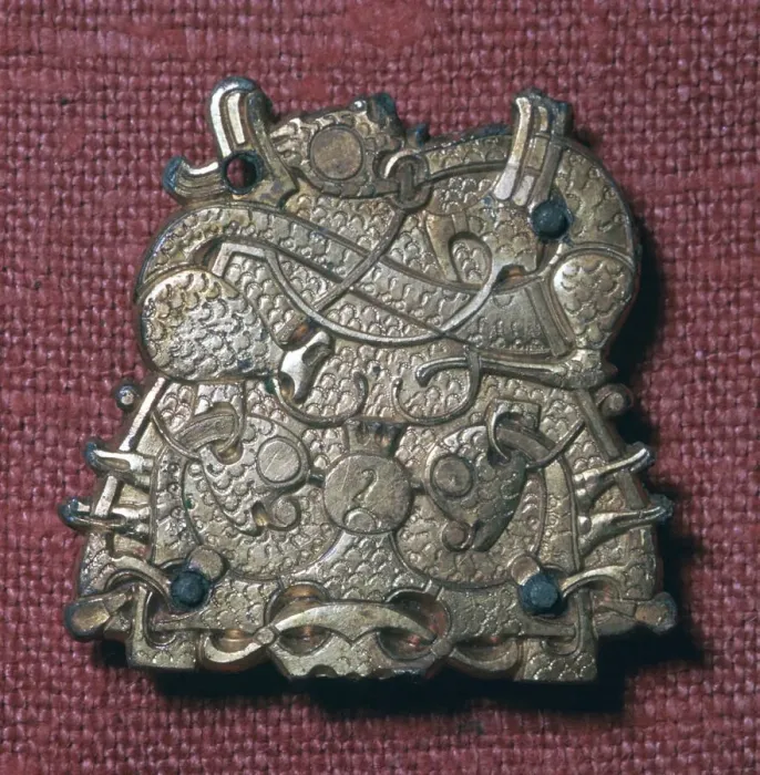 Framed Print : Brooch from a Viking grave Framed Print : Brooch from a Viking grave
