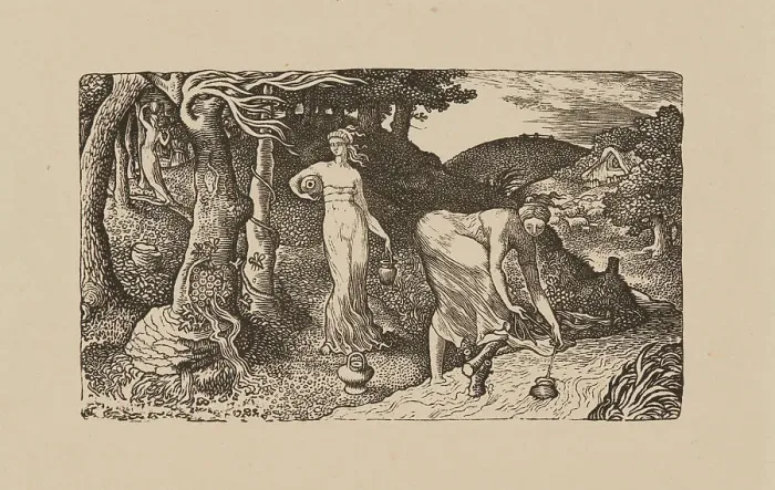 Framed Print : The Brook, 1829. Creator: Edward Calvert Framed Print : The Brook, 1829. Creator: Edward Calvert