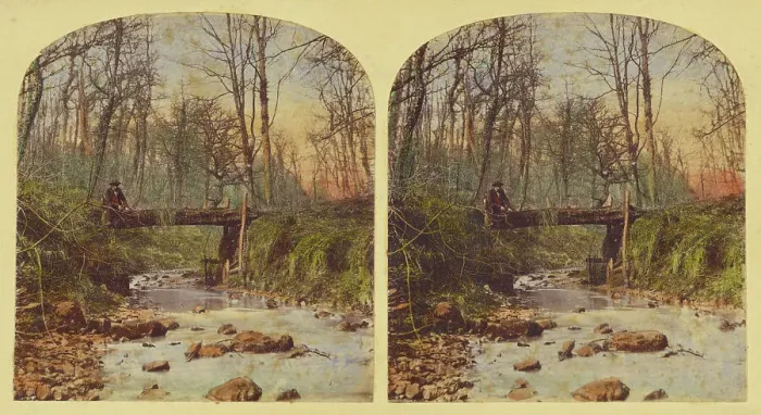 Framed Print : The Brook that brawls along the Wood. 1857-1859. Creator: William Morris Grundy Framed Print : The Brook that brawls along the Wood. 1857-1859. Creator: William Morris Grundy