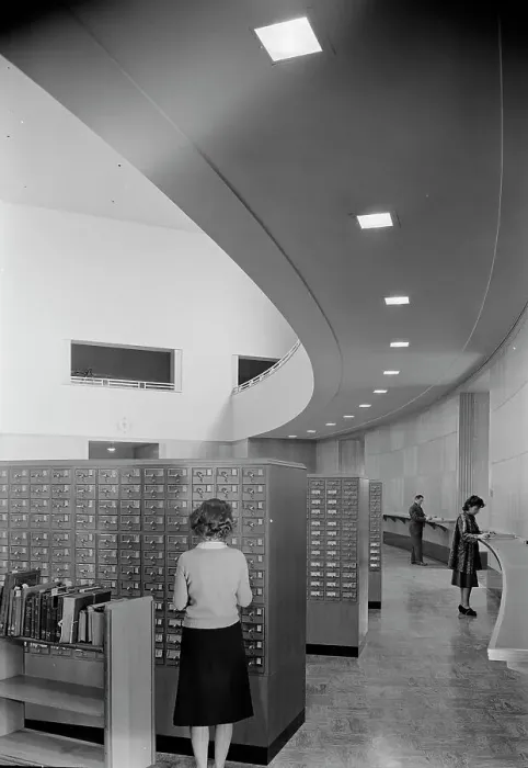 Framed Print : Brooklyn Public Library (Ingersoll Memorial), Prospect Park Plaza, New York, 1941. Creator: Gottscho-Schleisner, Inc Framed Print : Brooklyn Public Library (Ingersoll Memorial), Prospect Park Plaza, New York, 1941. Creator: Gottscho-Schleisner, Inc