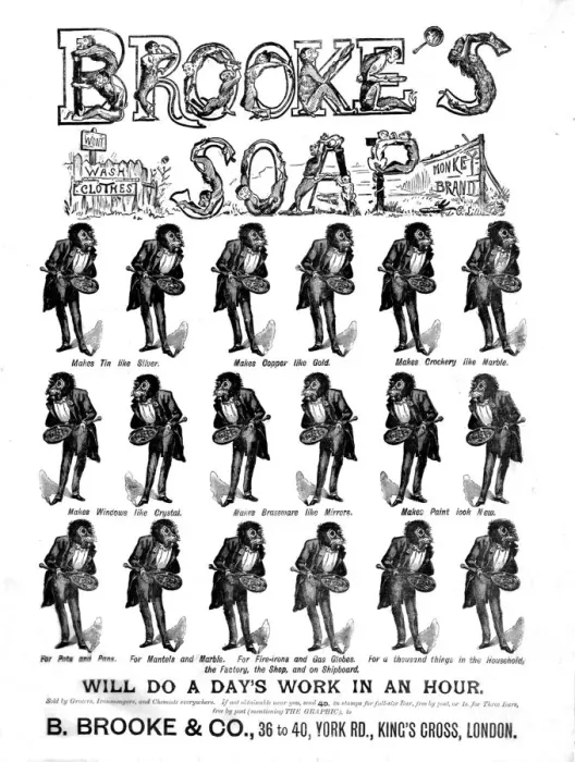 Framed Print : Brooks Soap, 1890. Creator: Unknown Framed Print : Brooks Soap, 1890. Creator: Unknown