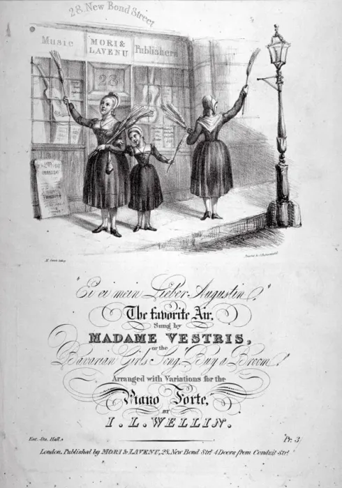 Framed Print : Broom sellers, London, c1825. Artist: Charles Joseph Hullmandel Framed Print : Broom sellers, London, c1825. Artist: Charles Joseph Hullmandel