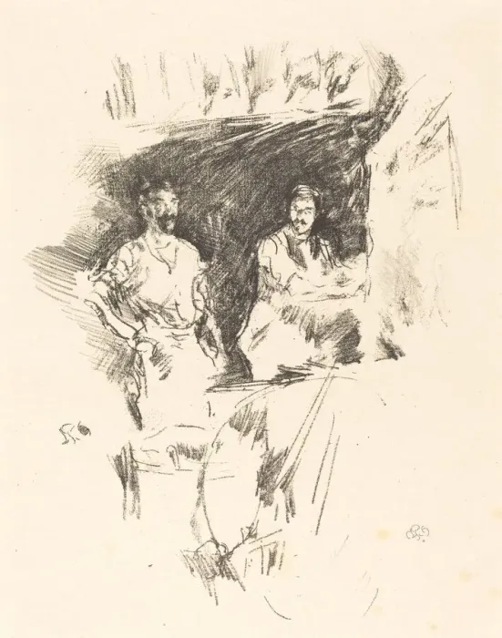 Framed Print : The Brothers, 1895 / 1896. Creator: James Abbott McNeill Whistler Framed Print : The Brothers, 1895 / 1896. Creator: James Abbott McNeill Whistler