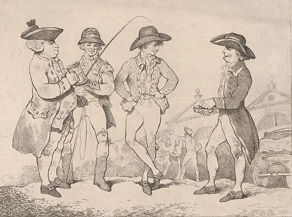 Brothers of the Whip, November 27, 1781. November 27, 1781. Creator: Thomas Rowlandson