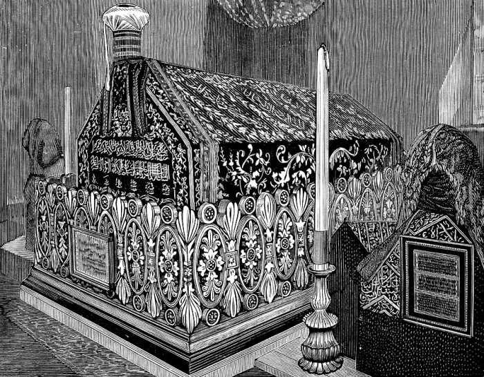 Framed Print : Broussa, in Asia Minor, the ancient Turkish capital: Tomb of Ghazi Osman, the first Sultan, 1890. Creator: Unknown Framed Print : Broussa, in Asia Minor, the ancient Turkish capital: Tomb of Ghazi Osman, the first Sultan, 1890. Creator: Unknown