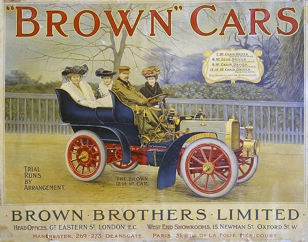Brown Brothers Limited advertisement. Creator: Unknown