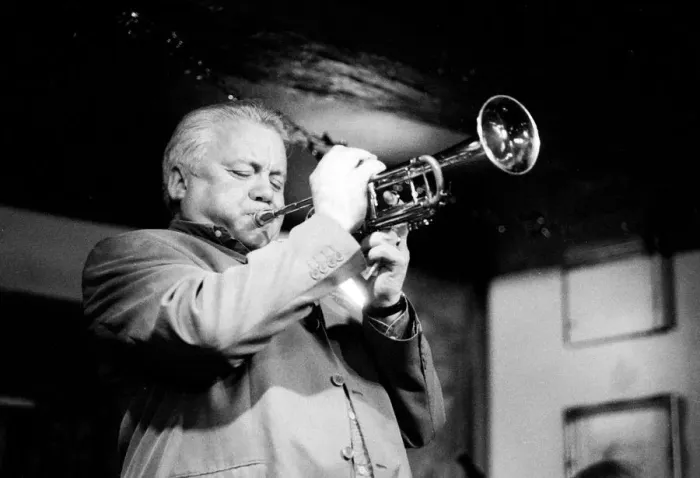 Framed Print : Bruce Adams, Watermill Jazz Club, Dorking, Surrey, January 2001. Artist: Brian O Connor Framed Print : Bruce Adams, Watermill Jazz Club, Dorking, Surrey, January 2001. Artist: Brian O Connor