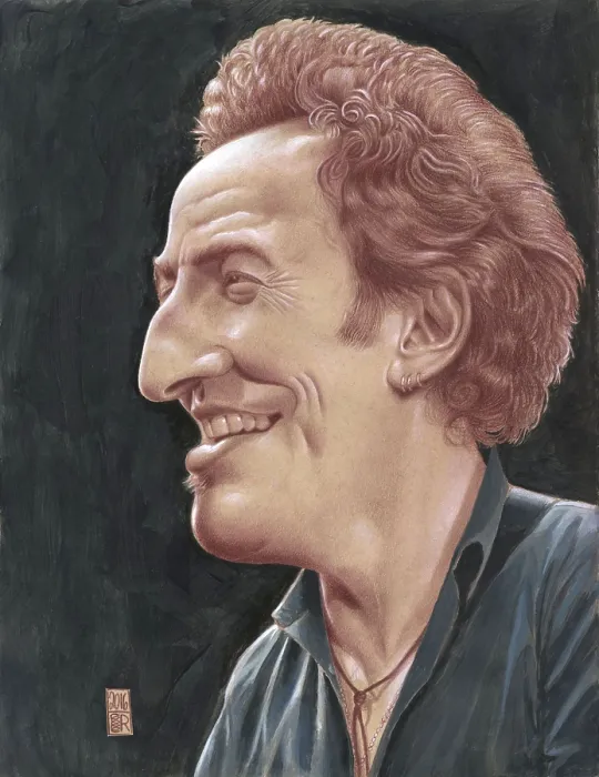 Framed Print : Bruce Springsteen. Creator: Dan Springer Framed Print : Bruce Springsteen. Creator: Dan Springer