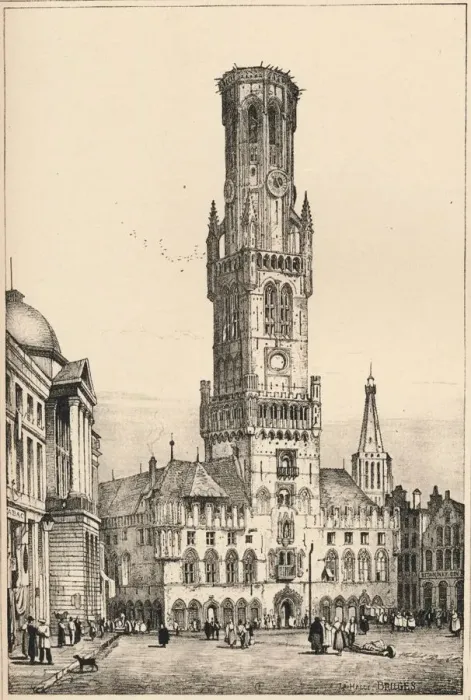 Framed Print : Bruges, c1820 (1915). Artist: Samuel Prout Framed Print : Bruges, c1820 (1915). Artist: Samuel Prout
