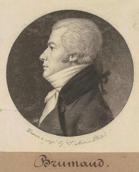 Brumaud, 1800. Creator: Charles Balthazar Julien Fevret de Saint-Memin