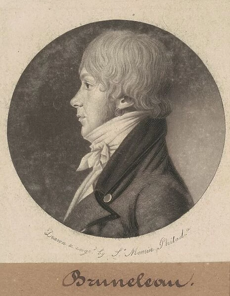 Bruneleau, 1801. Creator: Charles Balthazar Julien Fevret de Saint-Memin