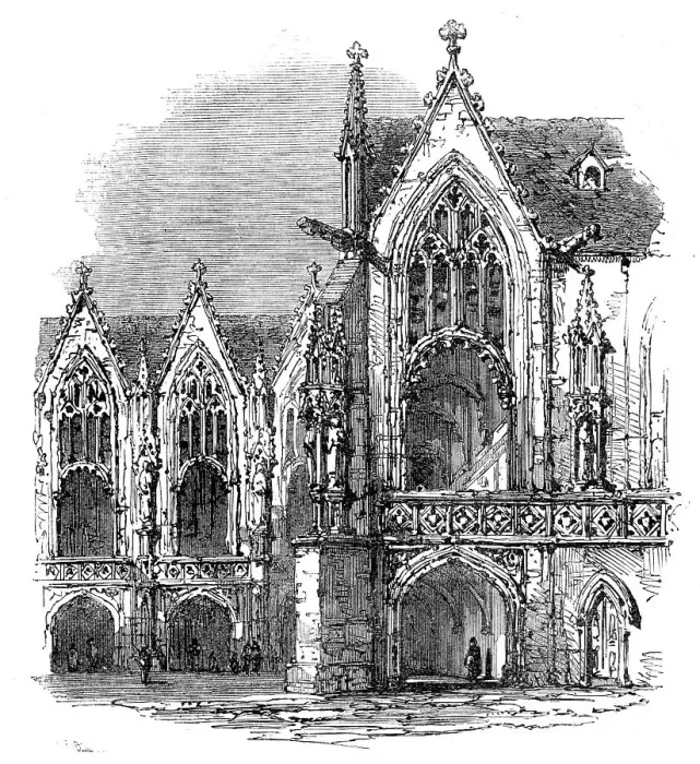 Framed Print : Brunswick: the Rath-Haus, 1864. Creator: Unknown Framed Print : Brunswick: the Rath-Haus, 1864. Creator: Unknown