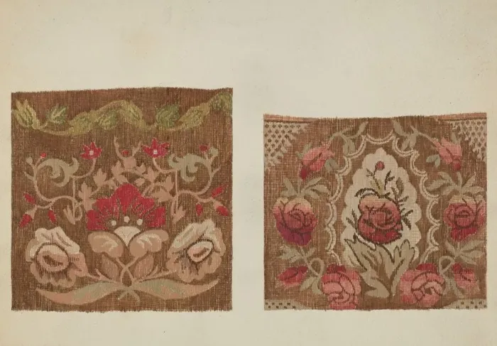 Framed Print : Brussels Carpet Bag, c. 1937. Creator: Jules Lefevere Framed Print : Brussels Carpet Bag, c. 1937. Creator: Jules Lefevere