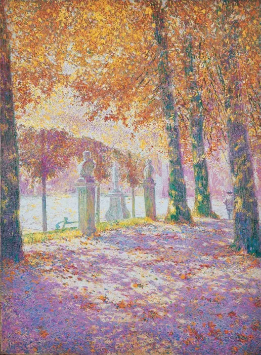 Framed Print : Brussels Park. Artist: Gailliard, Franz (1861-1932) Framed Print : Brussels Park. Artist: Gailliard, Franz (1861-1932)