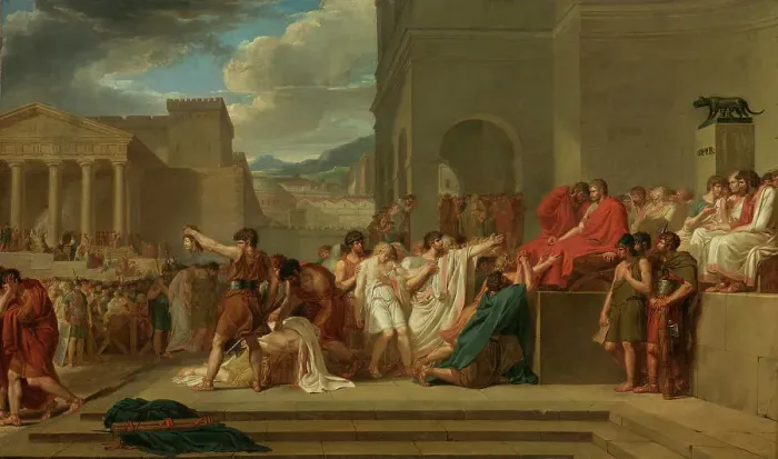 Framed Print : Brutus Condemning His Sons To Death, 1788. Creator: Guillaume Lethiere Framed Print : Brutus Condemning His Sons To Death, 1788. Creator: Guillaume Lethiere