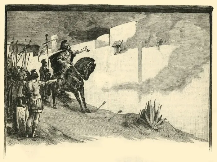 Framed Print : Brutus Before Xanthus, 1890. Creator: Unknown Framed Print : Brutus Before Xanthus, 1890. Creator: Unknown