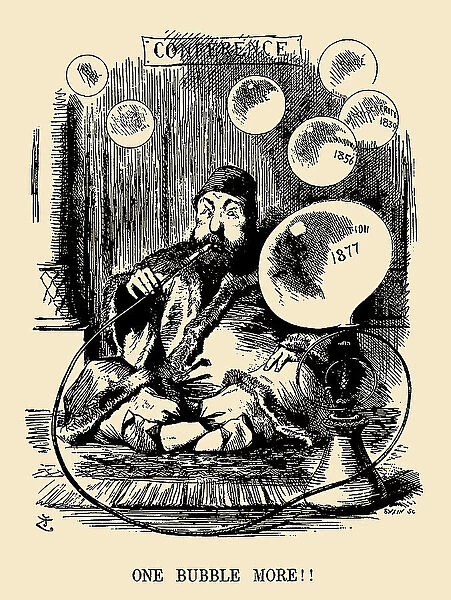 One Bubble More!! (From Punch Magazine), 1877. Creator: Tenniel, Sir John (1820-1914)