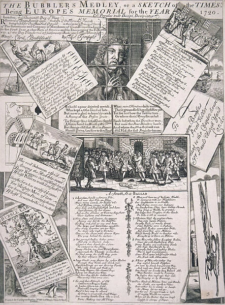 The Bubblers Medley, or a Sketch of the Times, 1720