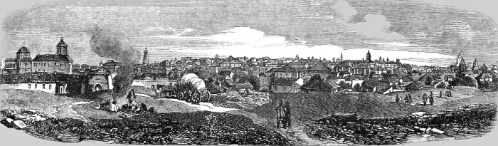 Framed Print : Bucharest, the Head-Quarters of the Russian Army in Wallachia, 1854. Creator: Unknown Framed Print : Bucharest, the Head-Quarters of the Russian Army in Wallachia, 1854. Creator: Unknown