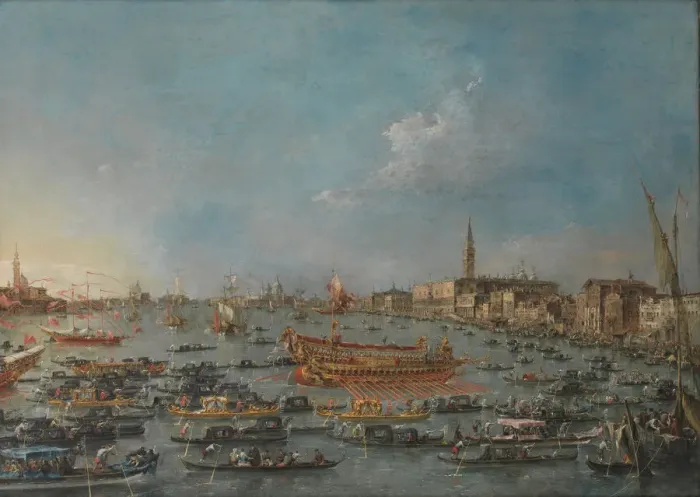 Framed Print : The Bucintoro Festival of Venice, Mid of the 18th cen Artist: Guardi, Francesco (1712-1793) Framed Print : The Bucintoro Festival of Venice, Mid of the 18th cen Artist: Guardi, Francesco (1712-1793)