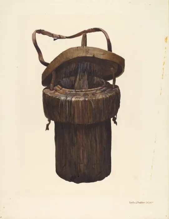 Framed Print : Bucket, c. 1939. Creator: Leslie Macklem Framed Print : Bucket, c. 1939. Creator: Leslie Macklem