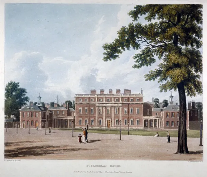 Framed Print : Buckingham House, Westminster, London, 1819. Artist: Thomas Sutherland Framed Print : Buckingham House, Westminster, London, 1819. Artist: Thomas Sutherland
