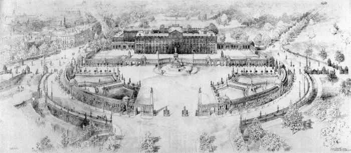 Framed Print : The Buckingham Palace That is to Be, 1910 Framed Print : The Buckingham Palace That is to Be, 1910