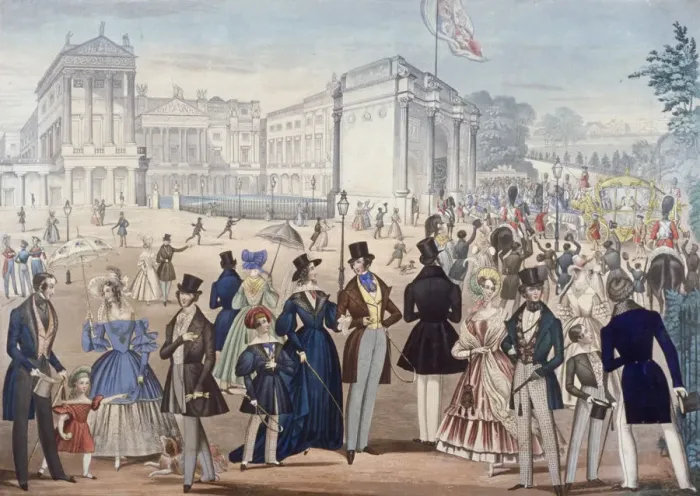 Framed Print : Buckingham Palace, London, 1839 Framed Print : Buckingham Palace, London, 1839
