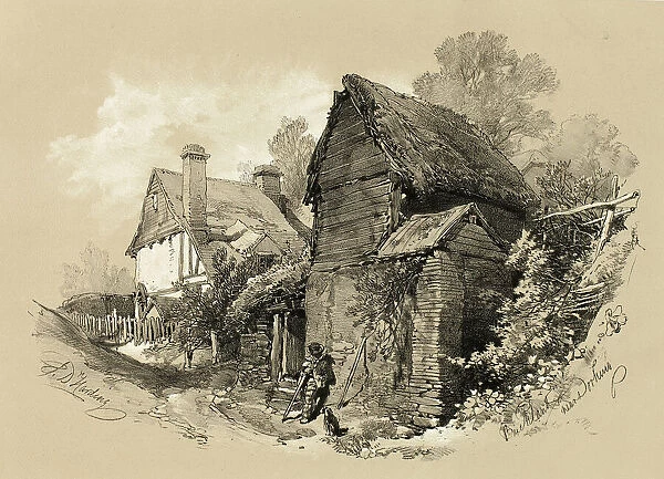 Buckland, Near Dorking, from Picturesque Selections, c. 1859-60