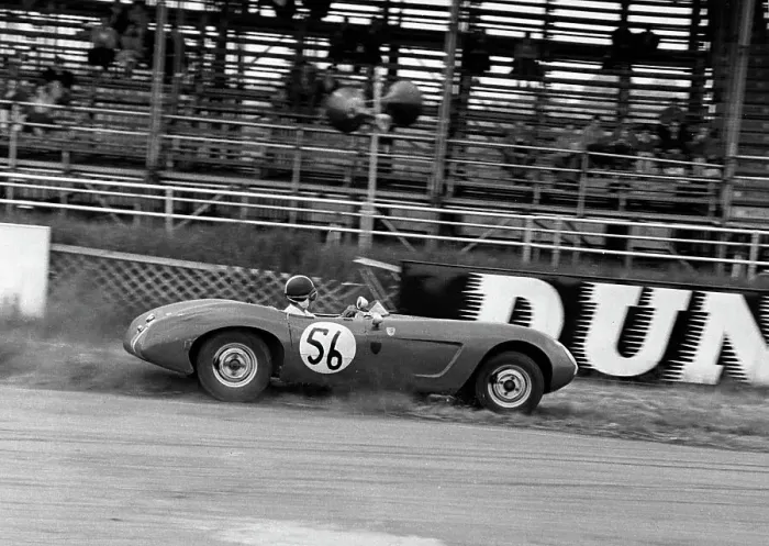 Framed Print : Buckler Ford at Silverstone 1961, M.Fielden Framed Print : Buckler Ford at Silverstone 1961, M.Fielden