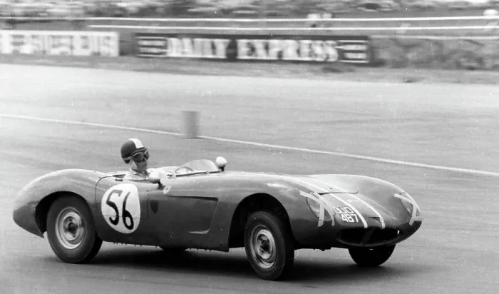Framed Print : Buckler Ford at Silverstone 1961, M.Fielden Framed Print : Buckler Ford at Silverstone 1961, M.Fielden