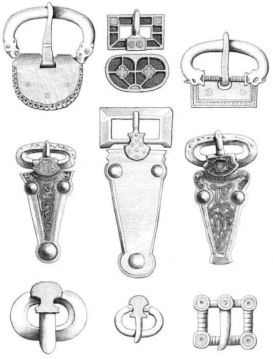 Framed Print : Buckles, 1893. Artist: A Housselin Framed Print : Buckles, 1893. Artist: A Housselin
