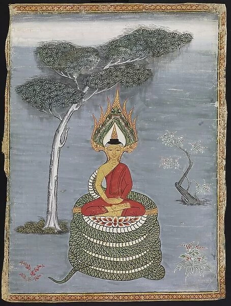 Buddha Mucalinda, 19th Century. Creator: Unknown