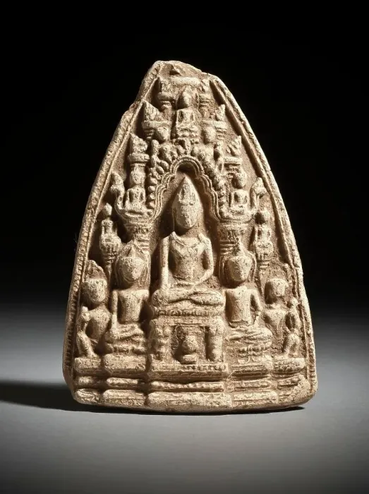 Framed Print : Buddha Shakyamuni with Attendants, 13th-14th century. Creator: Unknown Framed Print : Buddha Shakyamuni with Attendants, 13th-14th century. Creator: Unknown