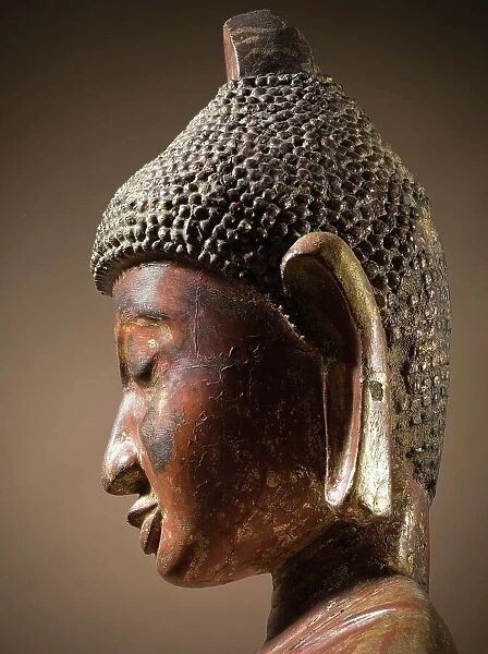 Buddha Shakyamuni (image 4 of 5), c.13th century. Creator: Unknown