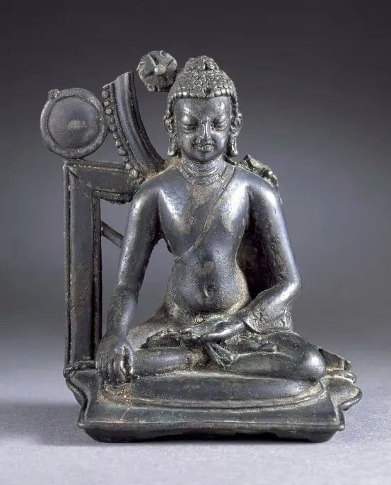 Framed Print : Buddha Shakyamuni or the Jina Buddha Akshobhya, 9th-10th century. Creator: Unknown Framed Print : Buddha Shakyamuni or the Jina Buddha Akshobhya, 9th-10th century. Creator: Unknown