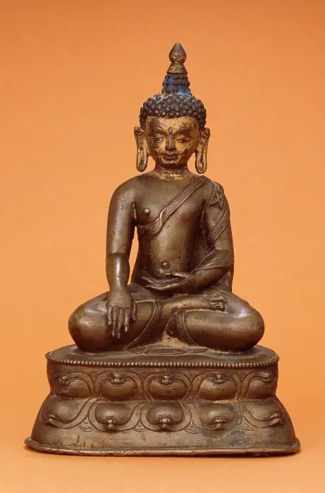 Framed Print : Buddha Shakyamuni or the Jina Buddha Akshobhya (image 1 of 2), 14th century. Creator: Unknown Framed Print : Buddha Shakyamuni or the Jina Buddha Akshobhya (image 1 of 2), 14th century. Creator: Unknown