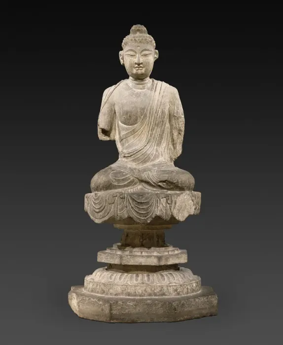 Framed Print : Buddha, Tang dynasty (A. D. 618-907), c. 725 / 50. Creator: Unknown Framed Print : Buddha, Tang dynasty (A. D. 618-907), c. 725 / 50. Creator: Unknown