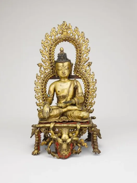 Framed Print : Buddha Triumphing over Mara (Maravijaya), 16th century. Creator: Unknown Framed Print : Buddha Triumphing over Mara (Maravijaya), 16th century. Creator: Unknown