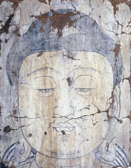 Framed Print : Buddha's head, between 1368 and 1644. Creator: Unknown Framed Print : Buddha's head, between 1368 and 1644. Creator: Unknown