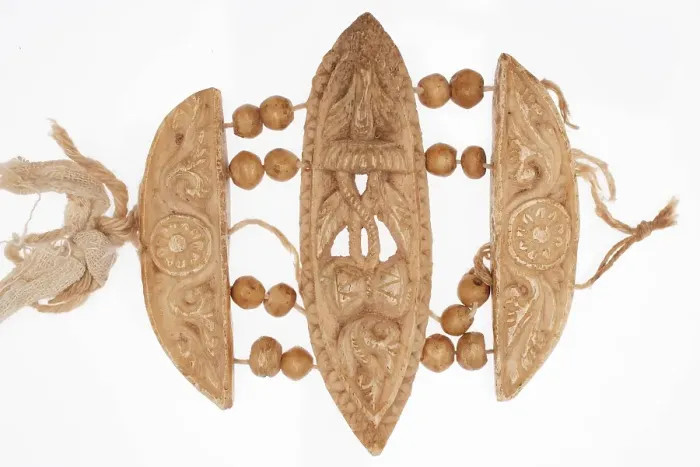 Framed Print : Buddhist ceremonial bracelet, 1800s. Creator: Unknown Framed Print : Buddhist ceremonial bracelet, 1800s. Creator: Unknown