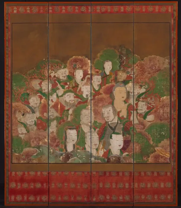 Framed Print : Buddhist Deities, 1700s-1800s. Creator: Unknown Framed Print : Buddhist Deities, 1700s-1800s. Creator: Unknown